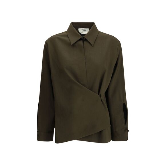 Fendi Women Shirt In Wool And Mohair - Picture 1 of 3